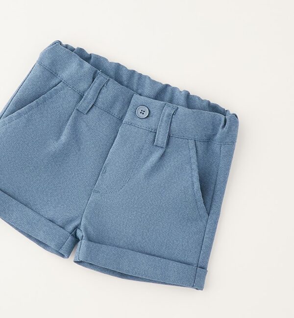 Pantalone tessuto navetta corto