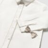 Camicia m/l elegante papillon