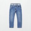 Pantalone denim lungo