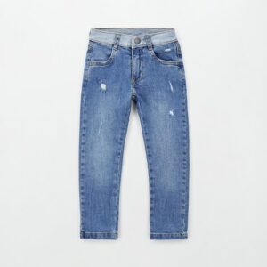 Pantalone denim lungo