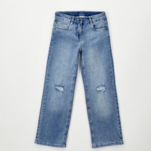Pantalone denim lungo