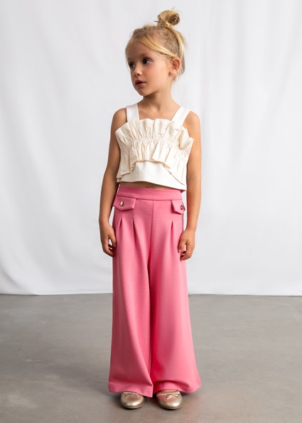 Pantalon lungo punto roma