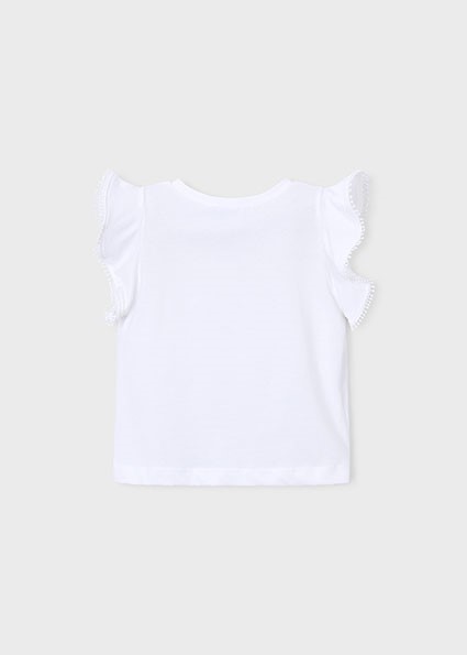 Maglietta m/c ricami