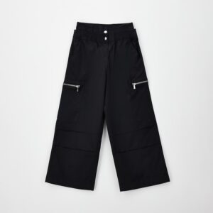 Pantalone tessuto navetta lungo