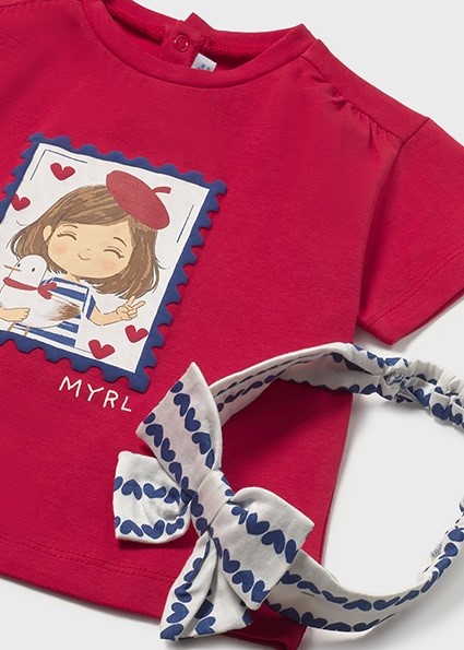 Maglietta m/c con cerchietto