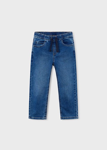 Pantalone soft denim jogger