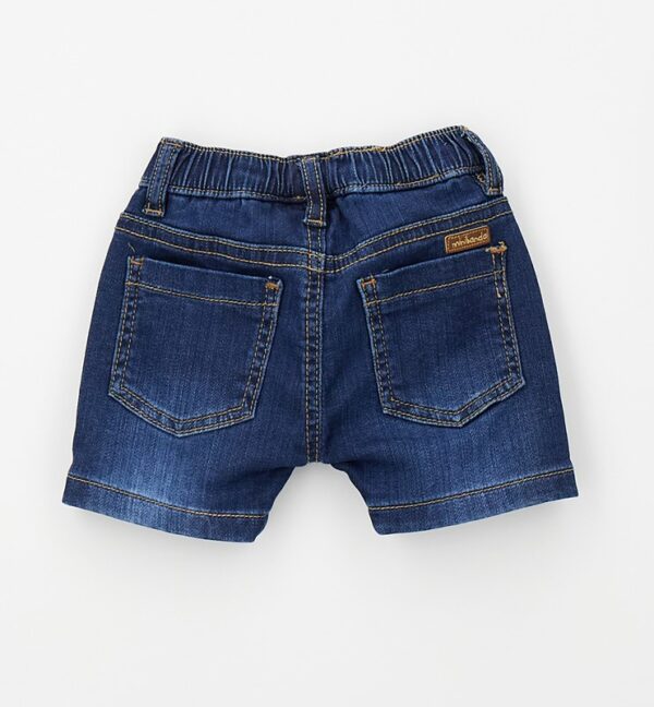 Pantalone denim corto