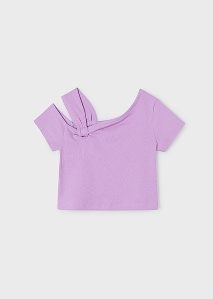 Maglietta m/c asimmettrica