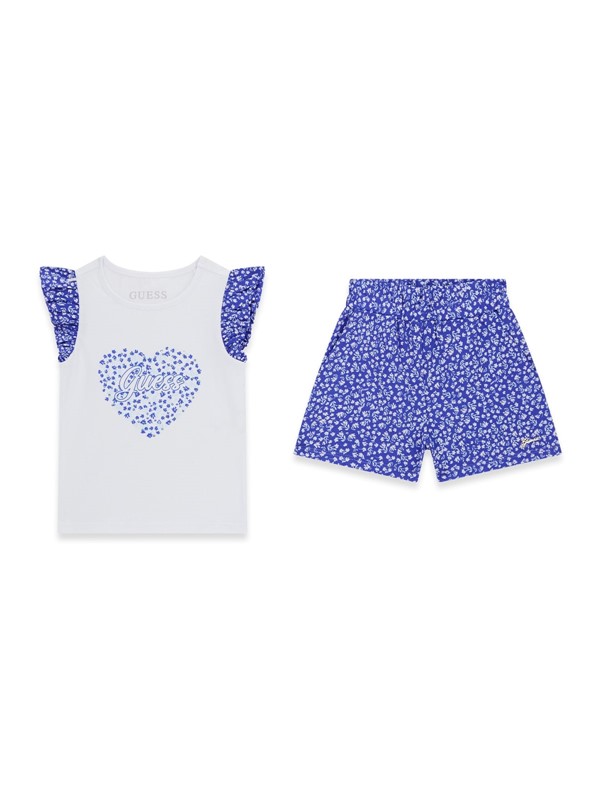 Set ss t-shirt+poplin shorts