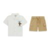 Set poplin ss shirt+shorts