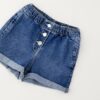 Pantalone denim corto