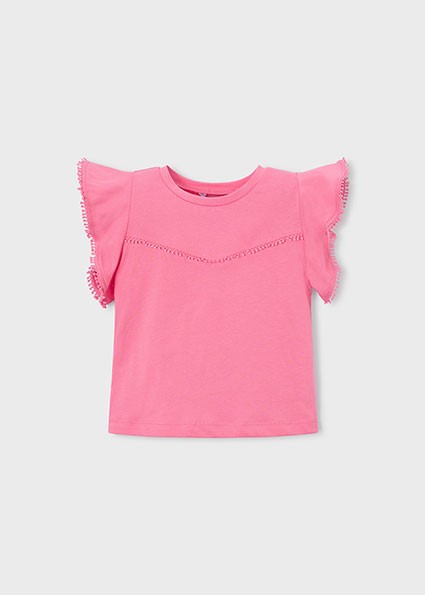 Maglietta m/c ricami