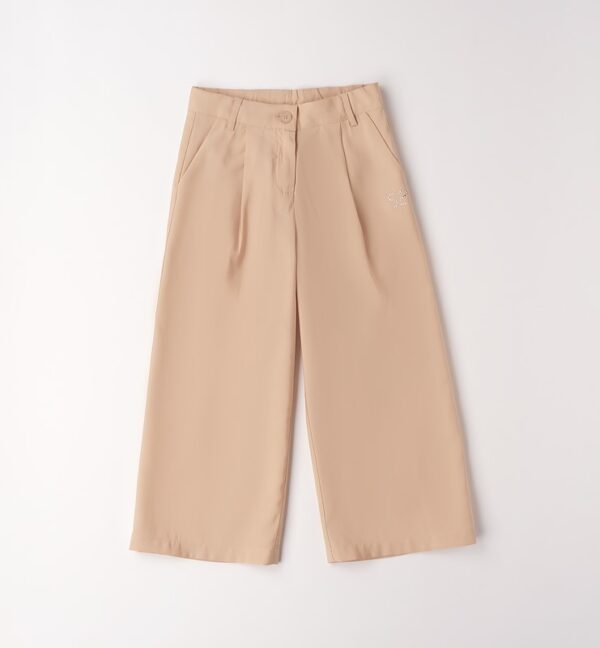 Pantalone tessuto navetta lungo