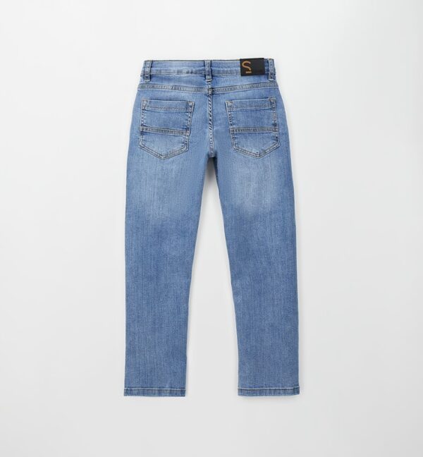 Pantalone denim lungo