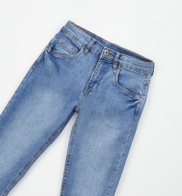 Pantalone denim lungo