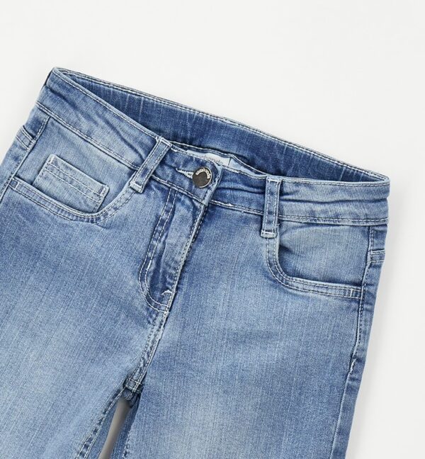 Pantalone denim lungo