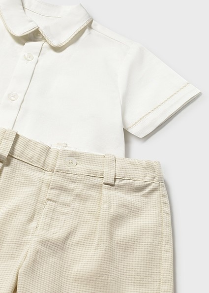 Compl.bermuda lino suiting