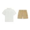 Set poplin ss shirt+shorts