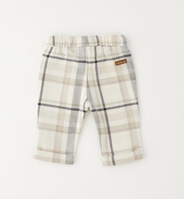 Pantalone tessuto navetta lungo