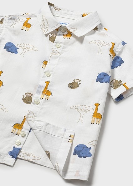 Camicia m/c  stampata