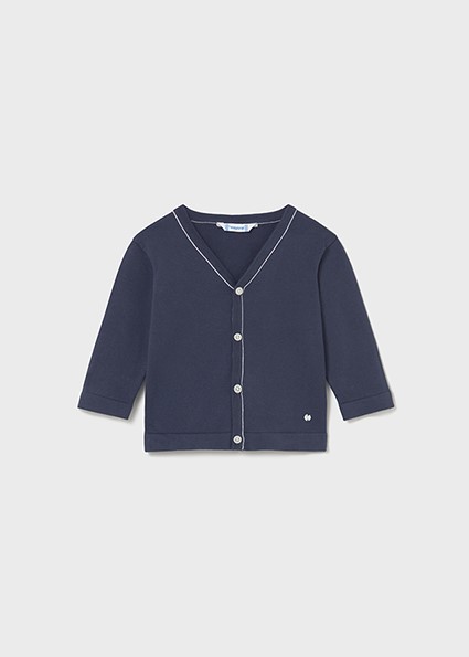 Cardigan tricot scollo v