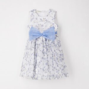 Abito maglia tagliata senza manica