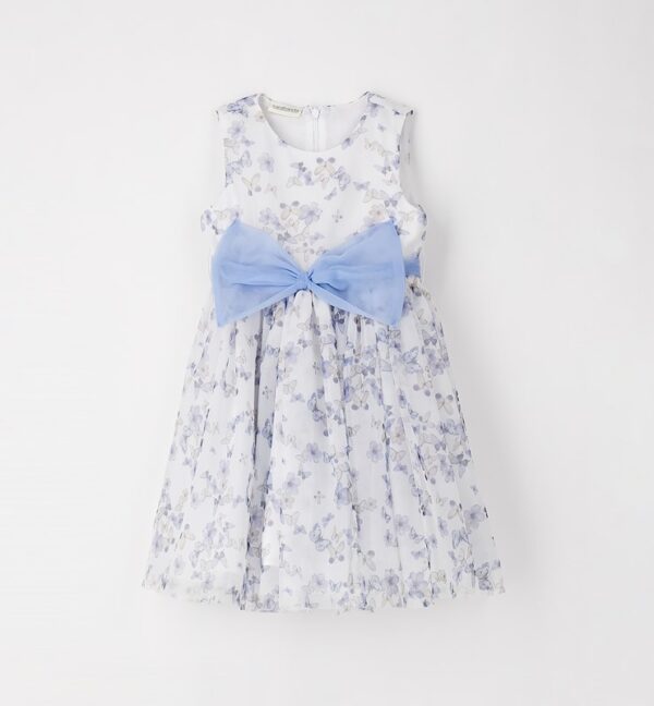 Abito maglia tagliata senza manica