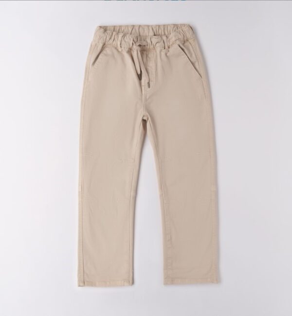 Pantalone tessuto navetta lungo