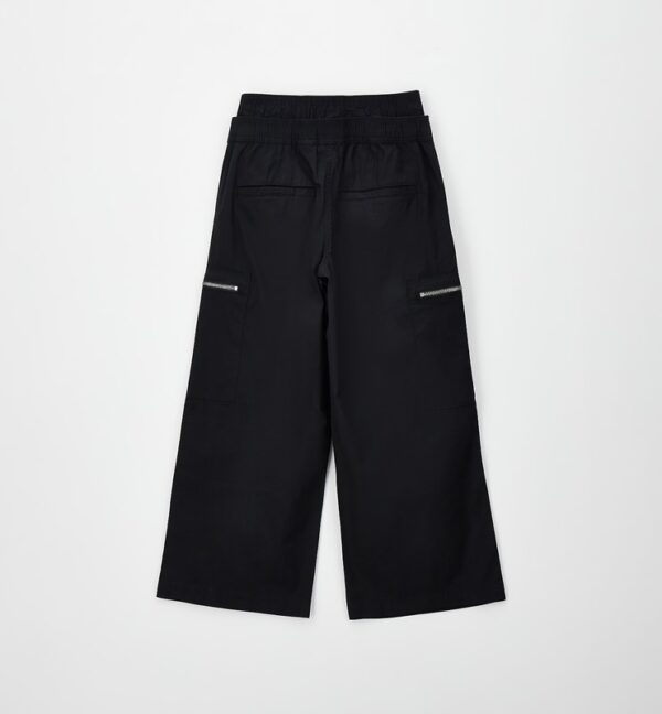 Pantalone tessuto navetta lungo