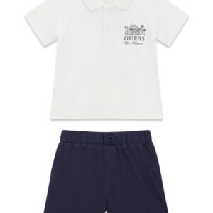 Set ss piquet polo+shorts