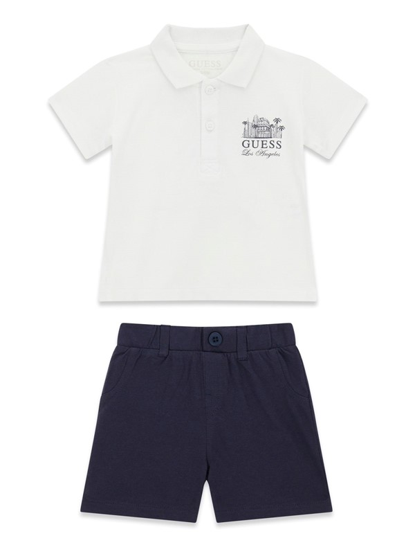 Set ss piquet polo+shorts