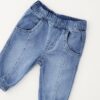 Pantalone denim lungo