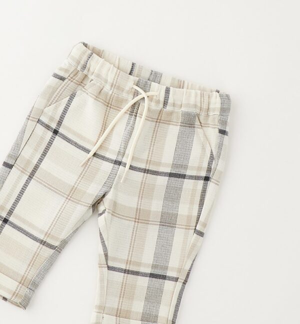 Pantalone tessuto navetta lungo