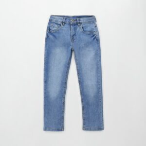 Pantalone denim lungo