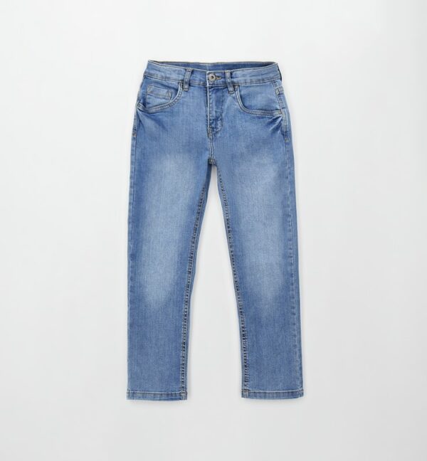 Pantalone denim lungo
