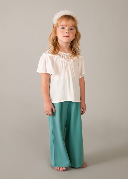 Pantalon lungo punto roma