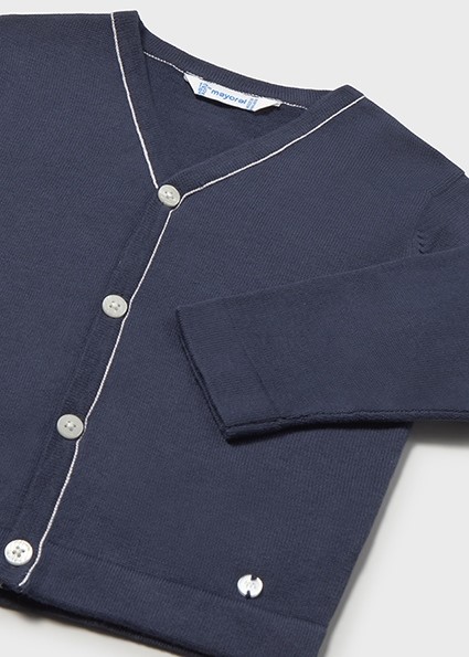 Cardigan tricot scollo v