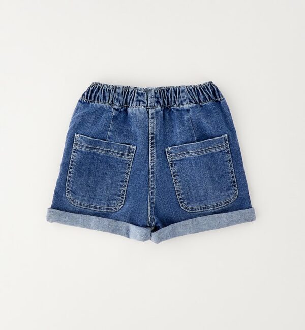 Pantalone denim corto