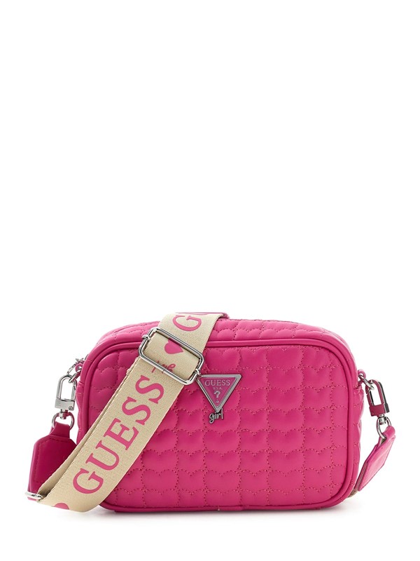 Heart quilt camera bag