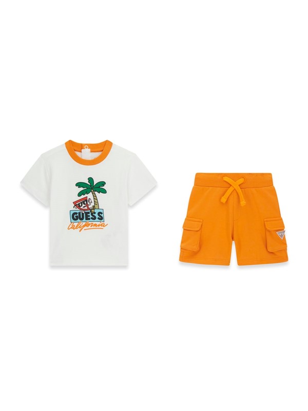 Set ss t-shirt+terry  shorts