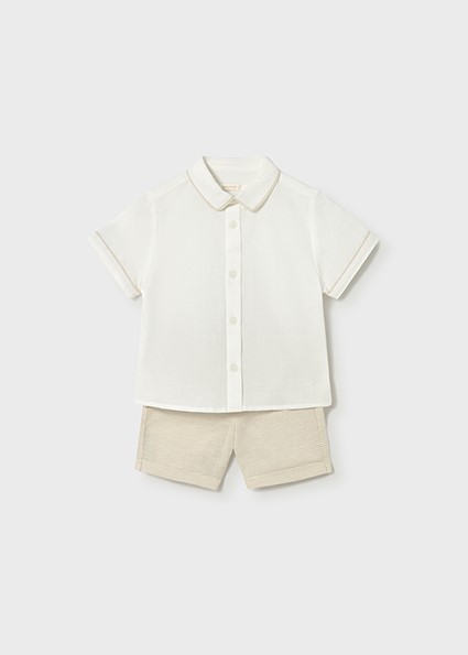 Compl.bermuda lino suiting