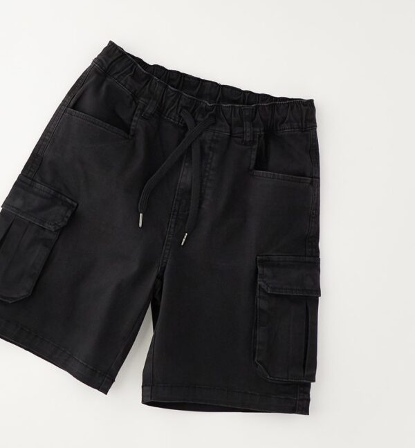 Pantalone tessuto navetta corto