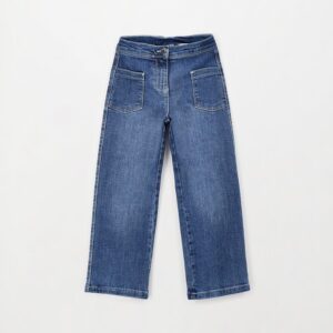 Pantalone denim lungo