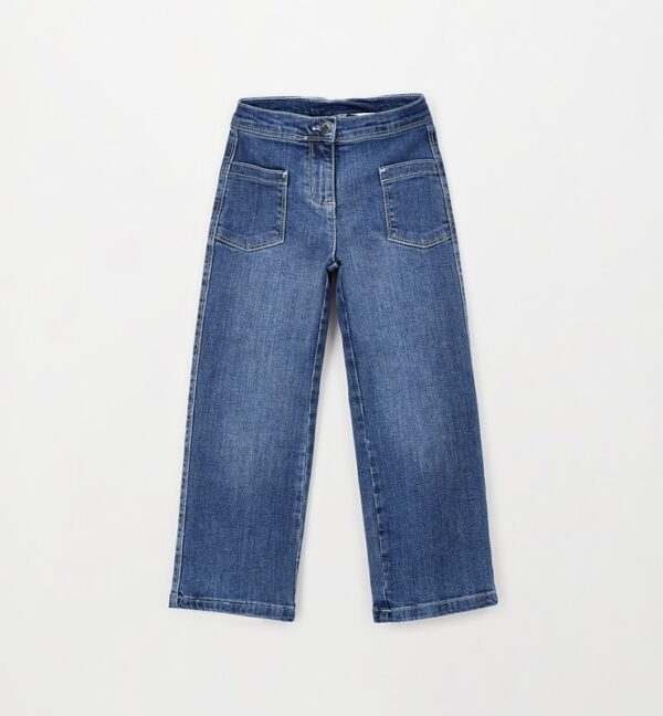 Pantalone denim lungo