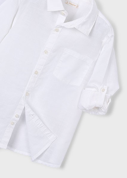 Camicia m/l lino