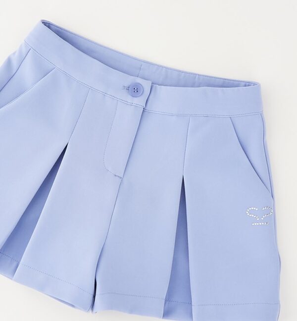 Pantalone tessuto navetta corto