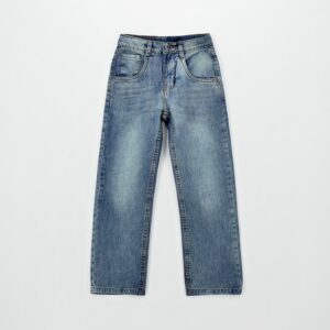 Pantalone denim lungo