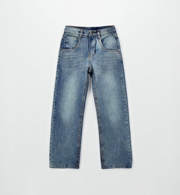 Pantalone denim lungo
