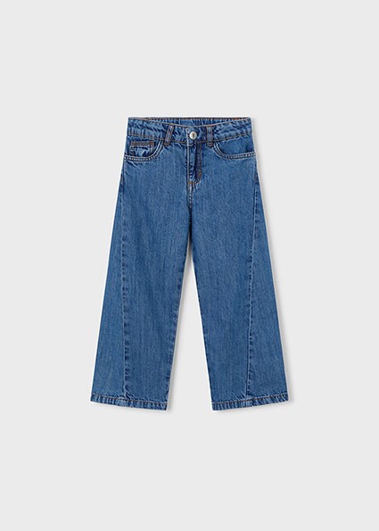 Pantalone lungo denim fluido