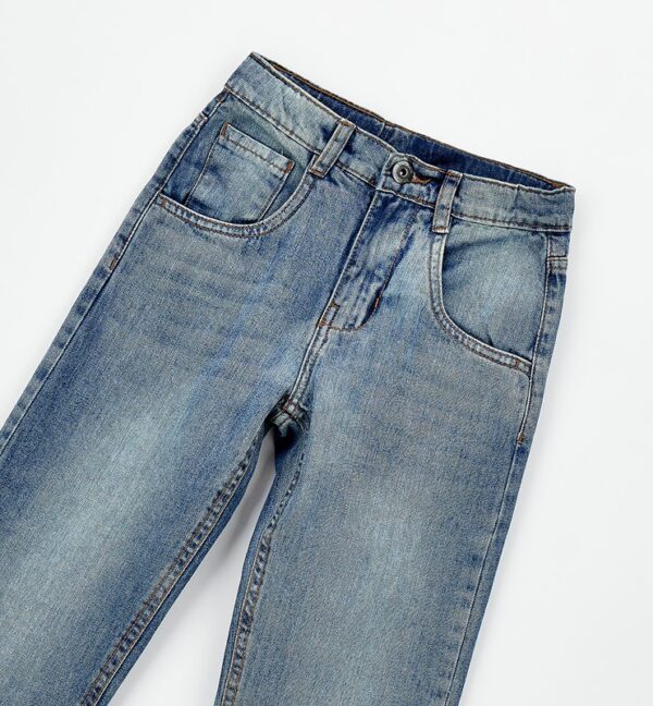 Pantalone denim lungo
